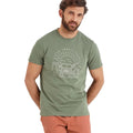 Faded Khaki Green - Side - TOG24 Mens Fowler Jeep T-Shirt