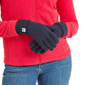 Dark Indigo Marl - Back - TOG24 Unisex Adult Brazen Knitted Winter Gloves