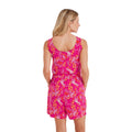 Magenta Pink - Back - TOG24 Womens-Ladies Cathleen Floral Playsuit