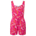 Magenta Pink - Front - TOG24 Womens-Ladies Cathleen Floral Playsuit