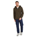 Dark Khaki - Lifestyle - TOG24 Mens Alden Full Zip Hoodie