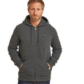 Dark Grey Marl - Lifestyle - TOG24 Mens Alden Full Zip Hoodie