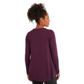 Dark Purple - Back - TOG24 Womens-Ladies Tanton Technical T-Shirt