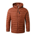 Rust - Front - TOG24 Mens Drax Down Padded Jacket