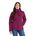 Purple Berry - Front - TOG24 Womens-Ladies Beverly 3 in 1 Waterproof Jacket