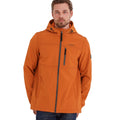 Dark Orange - Side - TOG24 Mens Truro Softshell Hooded Jacket