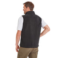 Black-Washed Black - Back - TOG24 Mens Maray Contrast Fleece Gilet