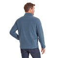 Steel Blue-Dark Indigo - Back - TOG24 Mens Herwick Half Zip Fleece Top