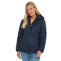 Dark Indigo - Side - TOG24 Womens-Ladies Garriston Plain Padded Jacket