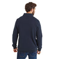 Dark Indigo - Back - TOG24 Mens Dorian Quarter Zip Sweatshirt