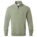 Faded Khaki Green - Front - TOG24 Mens Dorian Quarter Zip Sweatshirt