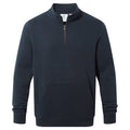 Dark Indigo - Front - TOG24 Mens Dorian Quarter Zip Sweatshirt