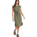 Khaki Green - Side - TOG24 Womens-Ladies Frankie Dress