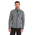 Dark Grey Marl - Side - TOG24 Mens Sedman Knitlook Fleece Jacket