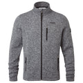 Dark Grey Marl - Front - TOG24 Mens Sedman Knitlook Fleece Jacket