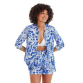 Blue - Side - TOG24 Womens-Ladies Veronica Hannah Penrose Long-Sleeved Shirt