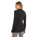 Black - Back - TOG24 Womens-Ladies Snowdon Zip Neck Thermal Top