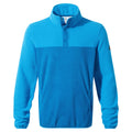 Peacock Blue - Front - TOG24 Mens Farlow Stud Front Fleece Top