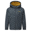 Dark Indigo - Front - TOG24 Childrens-Kids Copley Cloud Print Waterproof Jacket