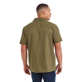 Khaki - Back - TOG24 Mens Cody Overshirt