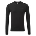 Black - Front - TOG24 Mens Snowdon Thermal Crew Neck Base Layer Top