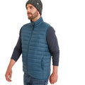 Lagoon Blue - Lifestyle - TOG24 Mens Gibson Insulated Padded Gilet