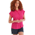 Hibiscus Pink - Side - TOG24 Womens-Ladies Alston Short-Sleeved Shirt