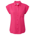 Hibiscus Pink - Front - TOG24 Womens-Ladies Alston Short-Sleeved Shirt