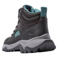 Black-Teal - Back - TOG24 Womens-Ladies Tundra Leather Walking Boots