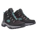 Black-Teal - Lifestyle - TOG24 Womens-Ladies Tundra Leather Walking Boots