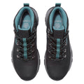 Black-Teal - Close up - TOG24 Womens-Ladies Tundra Leather Walking Boots