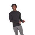 Black - Side - TOG24 Mens Snowdon Thermal Quarter Zip Base Layer Top