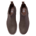 Chocolate Brown - Close up - TOG24 Womens-Ladies Canyon Leather Chelsea Boots