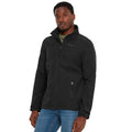 Black - Side - TOG24 Mens Feizor Shower Resistant Soft Shell Jacket