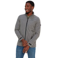 Dark Grey Marl - Side - TOG24 Mens Feizor Shower Resistant Soft Shell Jacket