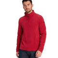 Chilli Red - Side - TOG24 Mens Revive Fleece Top