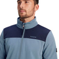 Steel Blue-Navy - Side - TOG24 Mens Feizor Soft Shell Jacket