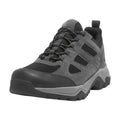 Grey-Black - Front - TOG24 Mens Mesa Suede Low Cut Walking Shoes