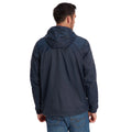 Navy - Back - TOG24 Mens Craven Milatex Packaway Waterproof Jacket