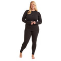 Black - Lifestyle - TOG24 Womens-Ladies Snowdon Crew Neck Thermal Top