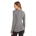 Grey Marl - Back - TOG24 Womens-Ladies Snowdon Crew Neck Thermal Top