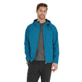 Peacock Blue - Side - TOG24 Mens Brigsteer Waterproof Jacket