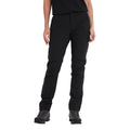 Black - Side - TOG24 Womens-Ladies Silsden Waterproof Trousers