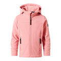 Playful Pink - Front - TOG24 Childrens-Kids Koroma Softshell Hooded Jacket