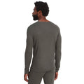 Dark Grey Marl - Back - TOG24 Mens Cashmere Touch Crew Neck Thermal Top