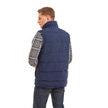 Navy - Back - TOG24 Mens Barmston Insulated Gilet