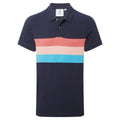 Dark Indigo - Front - TOG24 Mens Butley Stripe Polo Shirt