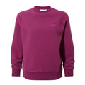 Purple Berry - Front - TOG24 Womens-Ladies Clayborne Sherpa Fleece Sweatshirt