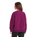 Purple Berry - Back - TOG24 Womens-Ladies Clayborne Sherpa Fleece Sweatshirt