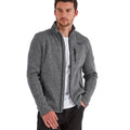 Dark Grey - Side - TOG24 Mens Cresswell Marl Knitlook Fleece Jacket